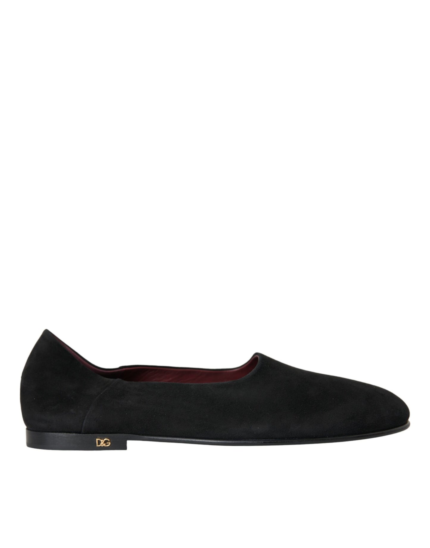 Dolce & Gabbana Zwarte Suède Loafers Formele Jurk Slip On Schoenen