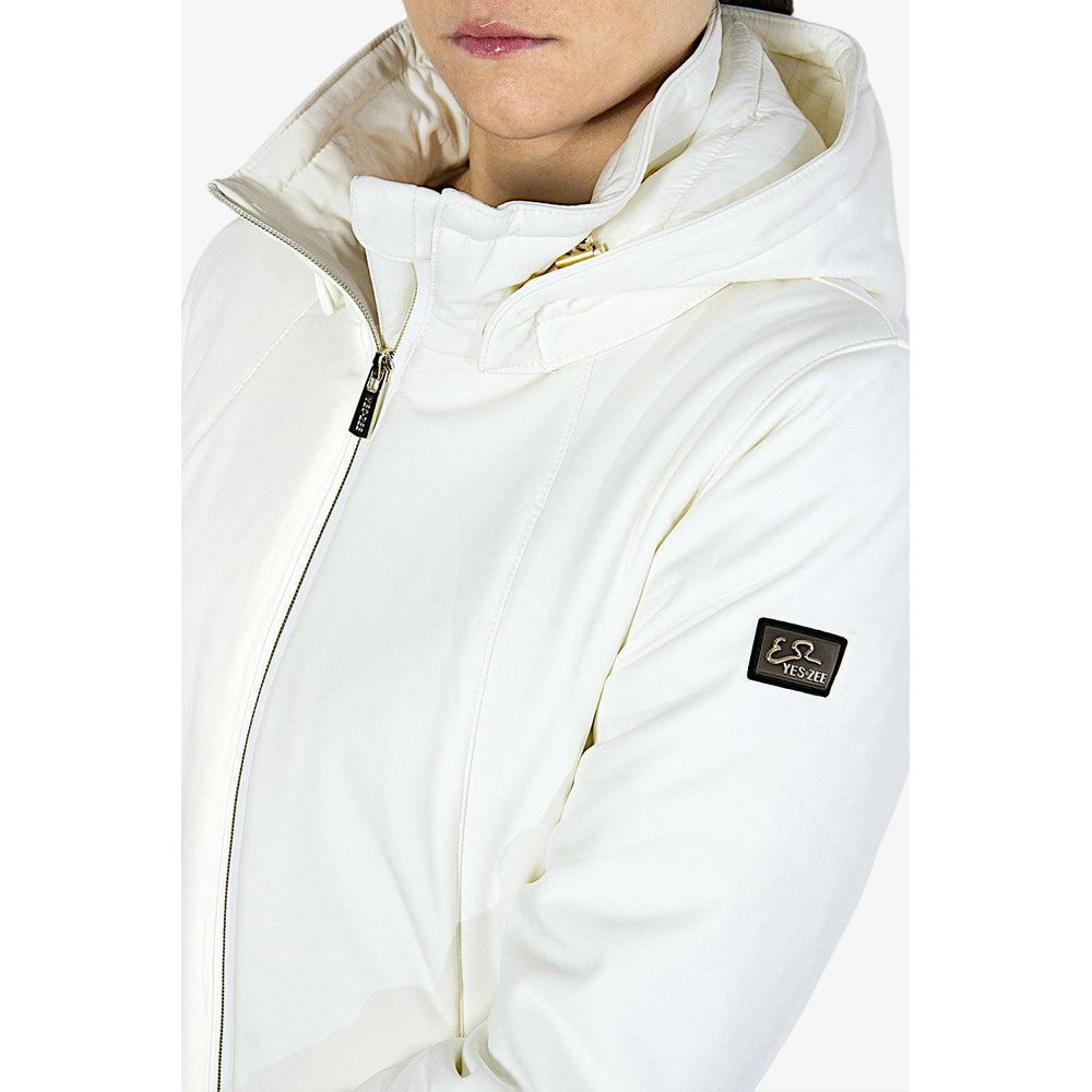 Ja Zee Elegant Wit Softshell Donsjack