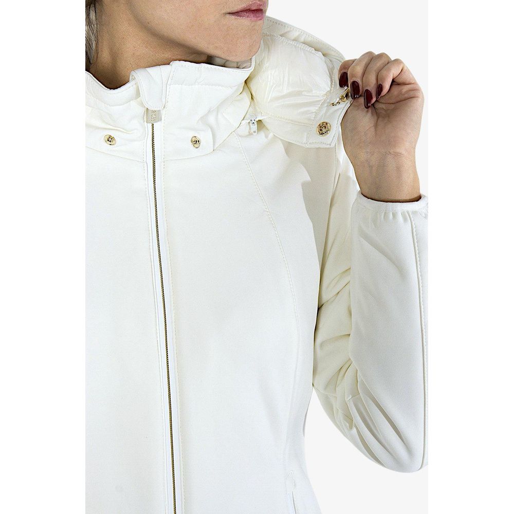 Ja Zee Elegant Wit Softshell Donsjack