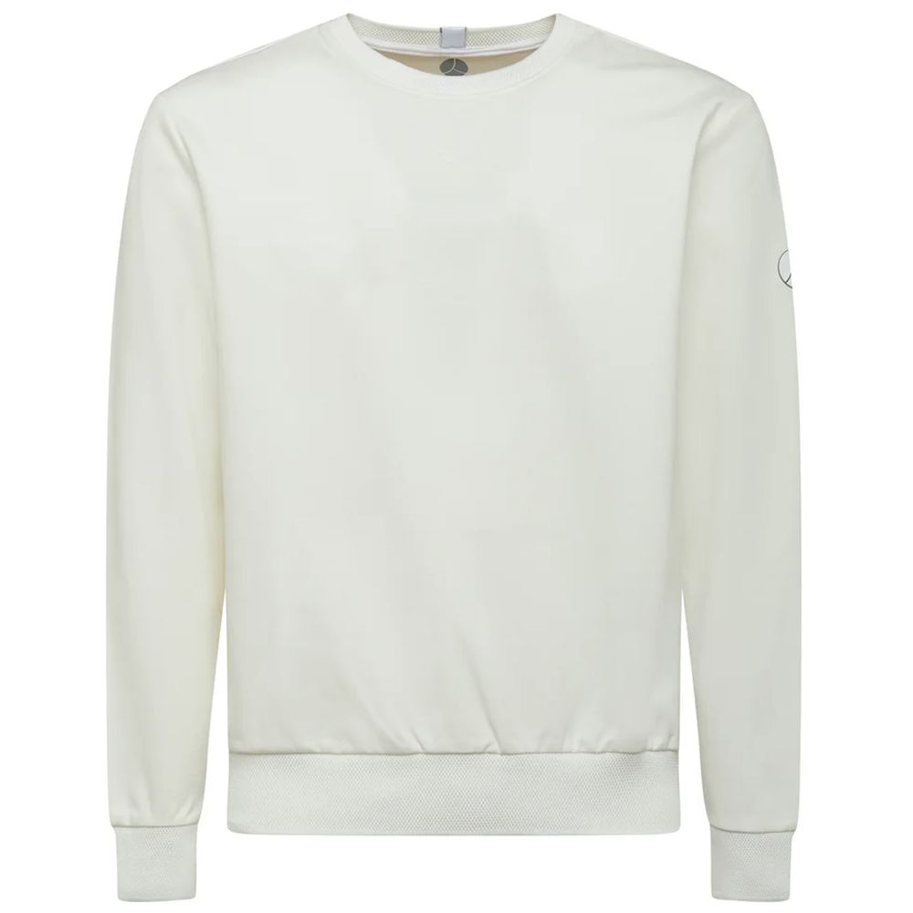 People Of Shibuya Chic Witte Tech Stof Crewneck Trui