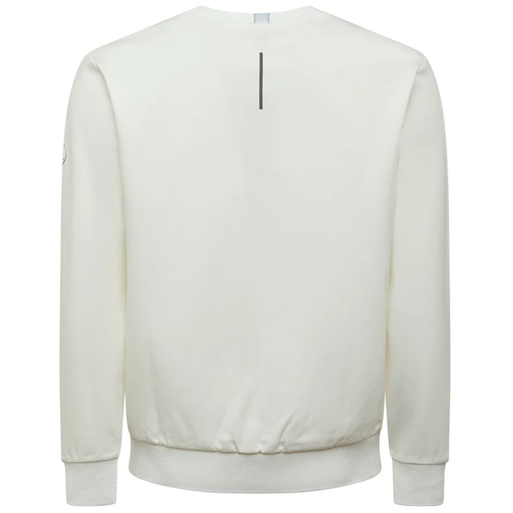 People Of Shibuya Chic Witte Tech Stof Crewneck Trui