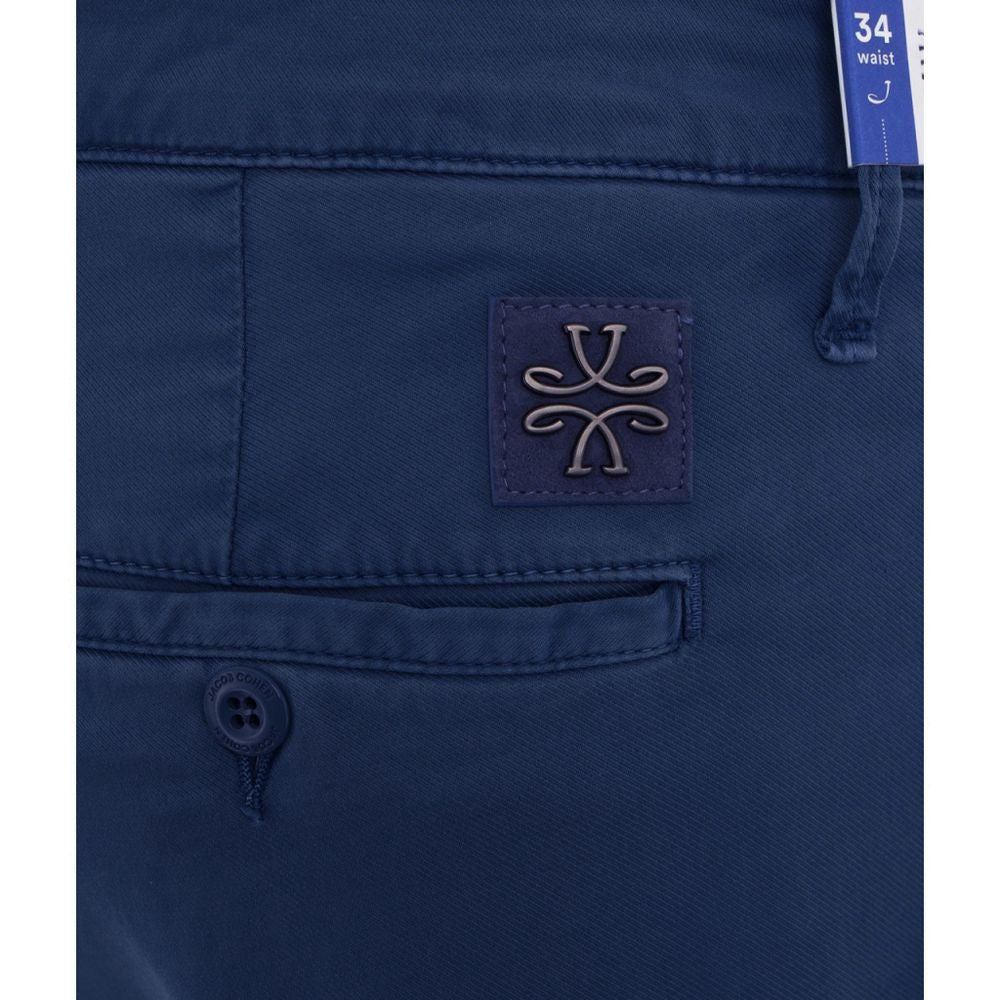 Jacob Cohen Elegante Slim Fit Chino-broek in blauw