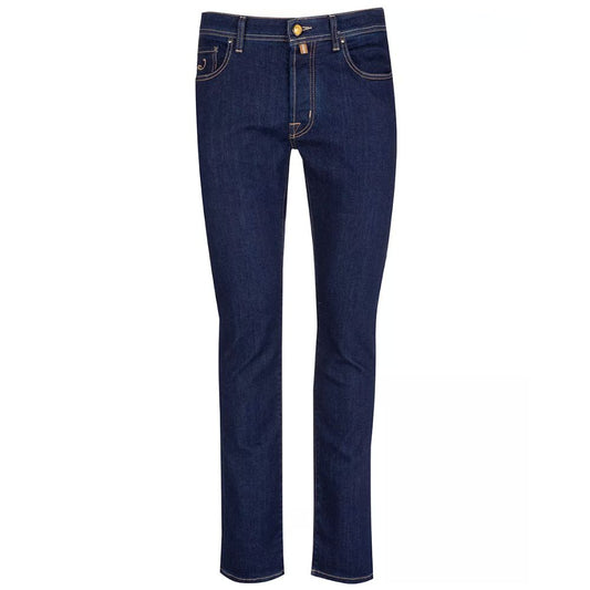 Jacob Cohen Elegante Donkerblauwe Bard Jeans