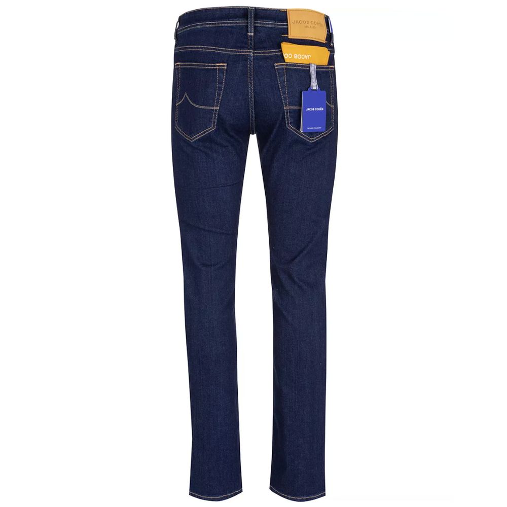 Jacob Cohen Elegante Donkerblauwe Bard Jeans