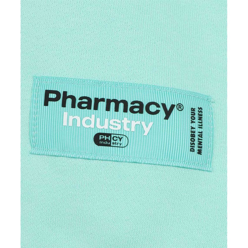 Pharmacy Industry Chic Urban Hooded Green Sweater met ritssluiting