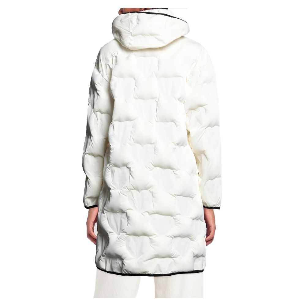 Love Moschino Chic Quilted Heart Lange Donsjas