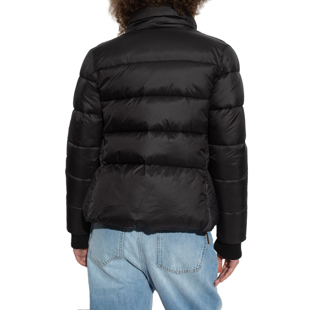 Love Moschino Chic Nylon Down Jacket met opvallend logo