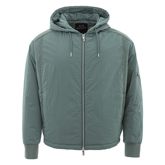 Armani Exchange Chic Groen Polyamide Herenjack