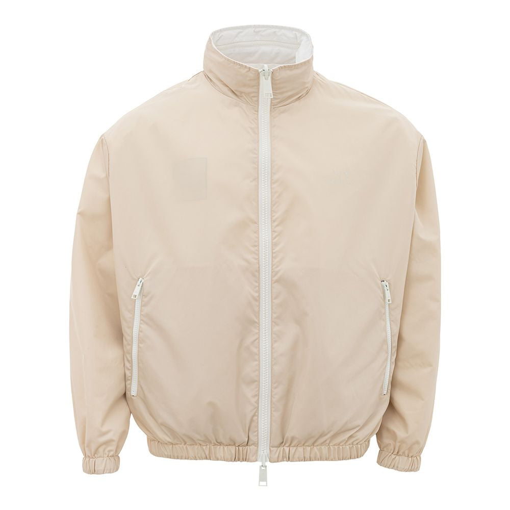 Armani Exchange Beige Polyamide Jack voor de moderne man