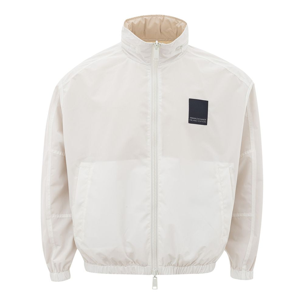 Armani Exchange Beige Polyamide Jack voor de moderne man