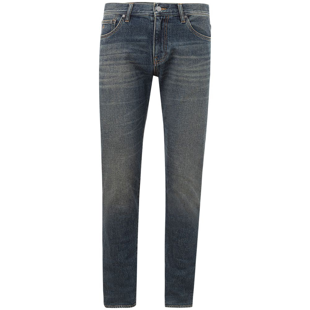 Armani Exchange Elevated Blue Katoenen Denim