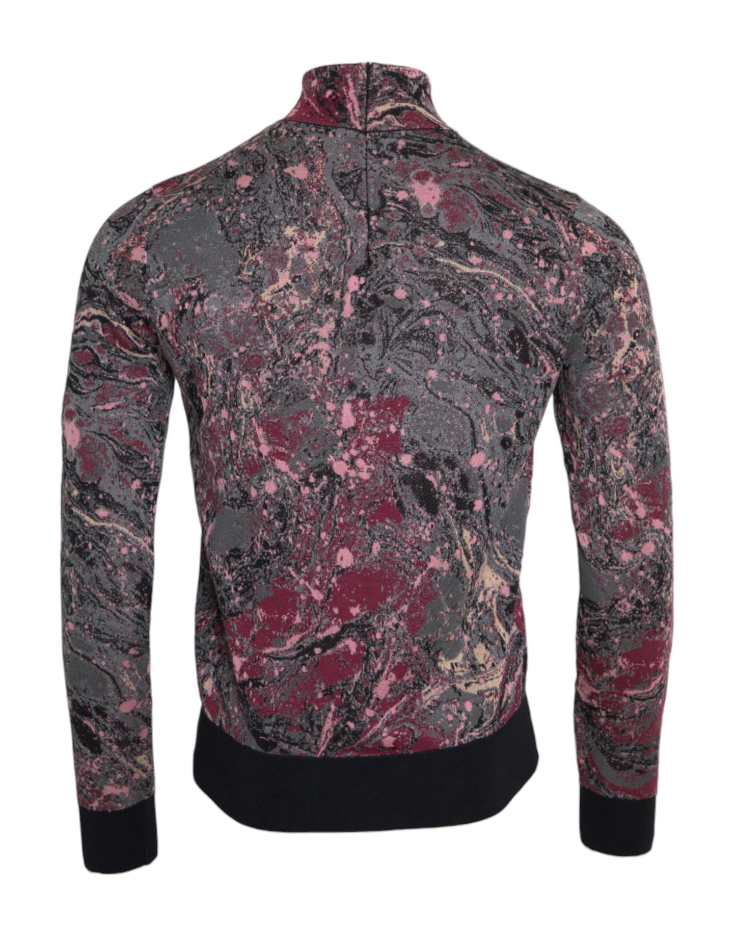 Dolce & Gabbana Multicolor Grafische Turtle Neck Herentrui