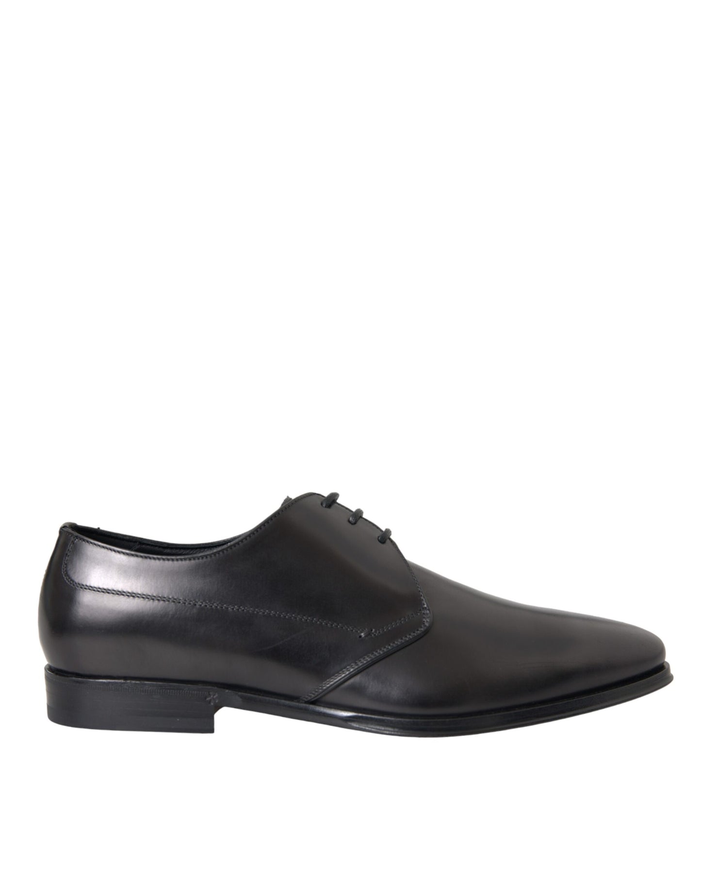 Dolce & Gabbana Zwarte Leren Derby Formele Herenschoenen