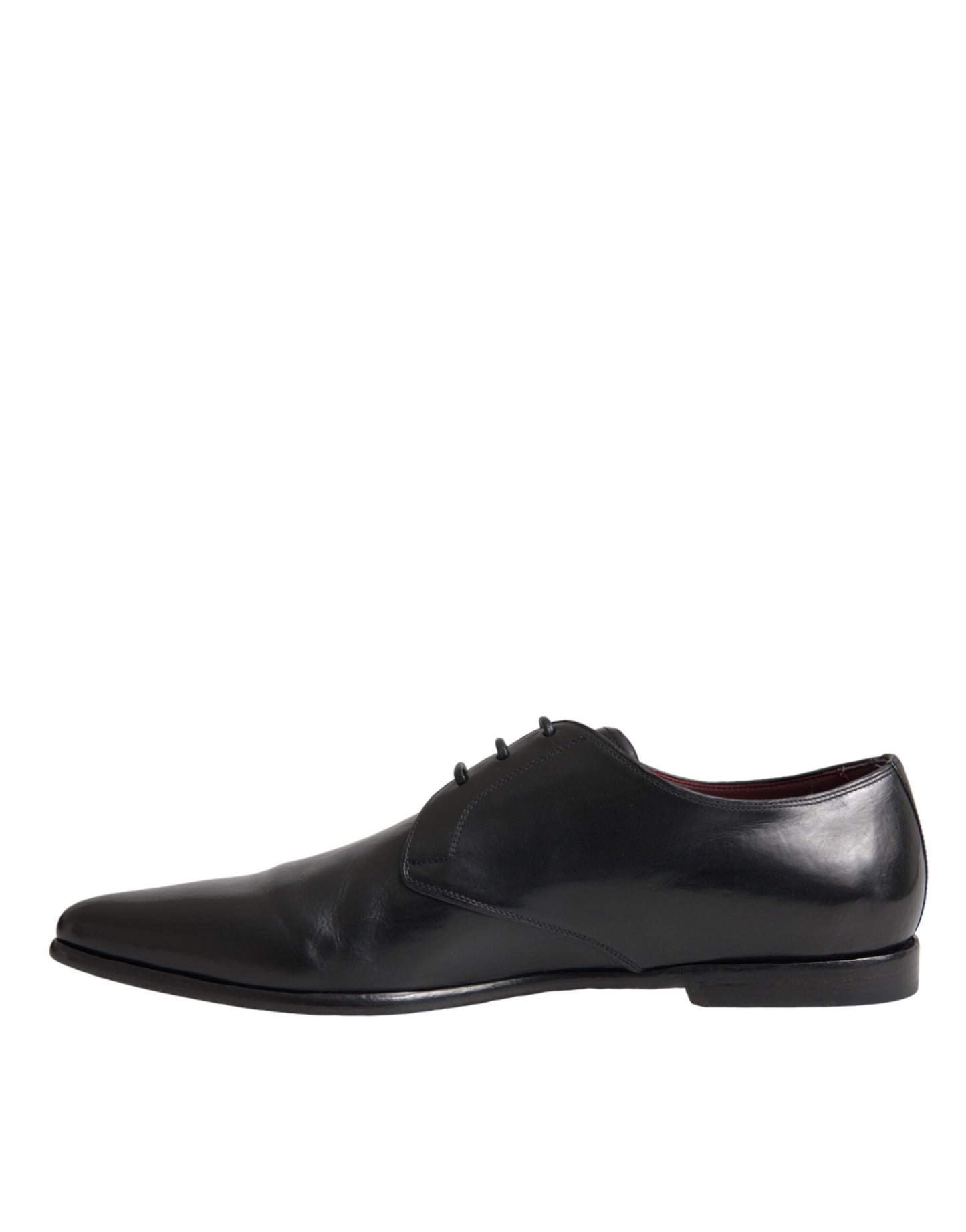 Dolce & Gabbana Zwarte Leren Derby Formele Herenschoenen