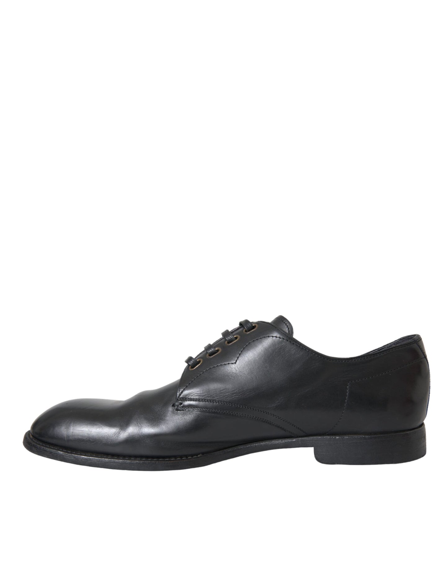 Dolce & Gabbana Zwarte Leren Derby Formele Herenschoenen