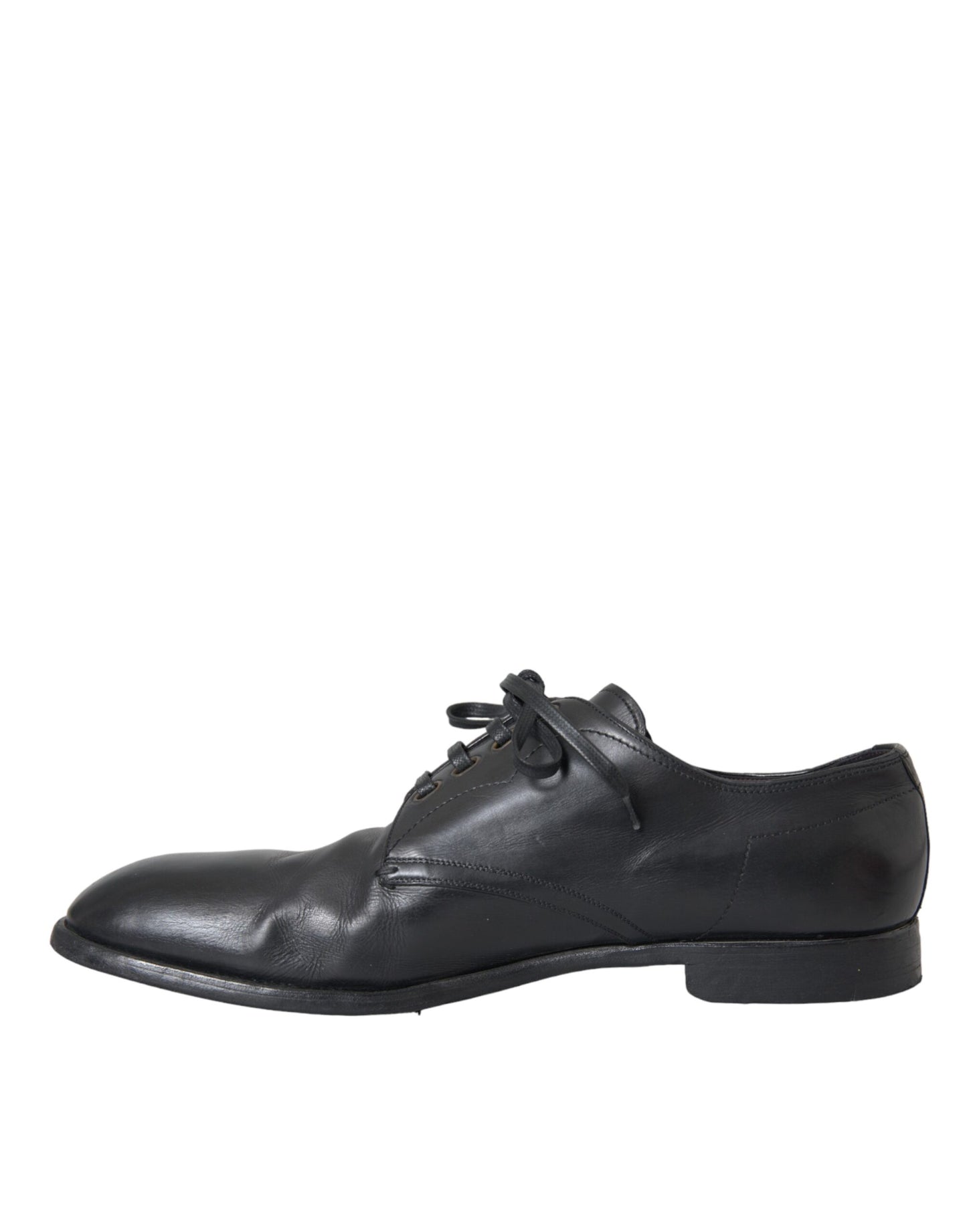 Dolce & Gabbana Zwarte Leren Derby Formele Herenschoenen