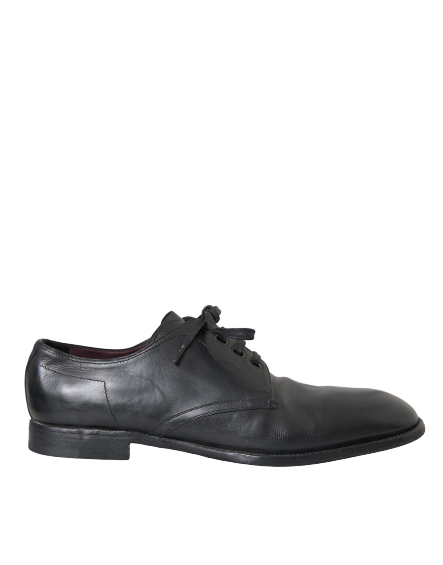 Dolce & Gabbana Zwarte Leren Derby Formele Herenschoenen