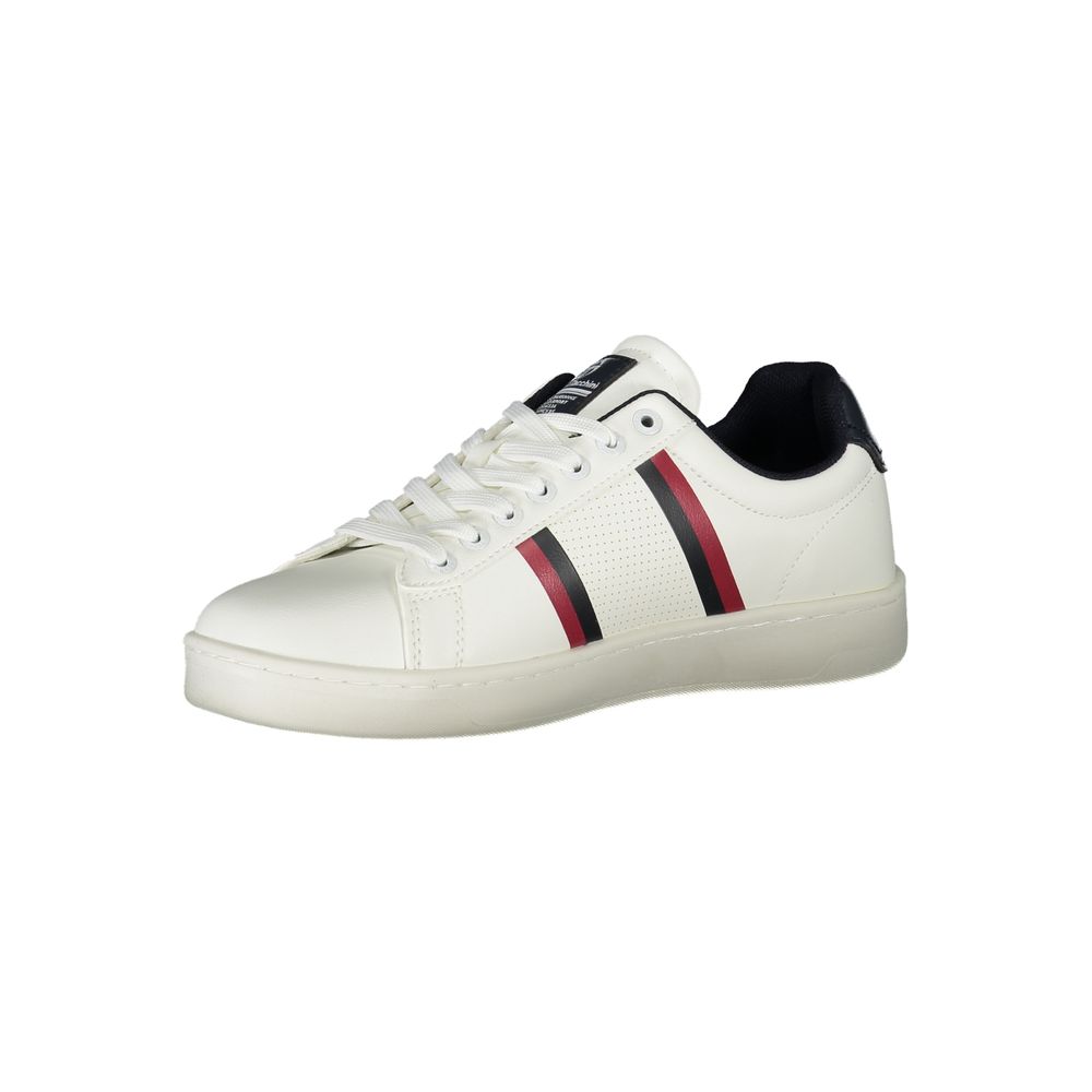 Sergio Tacchini Klassieke Witte Sneakers met Contrasterende Accenten