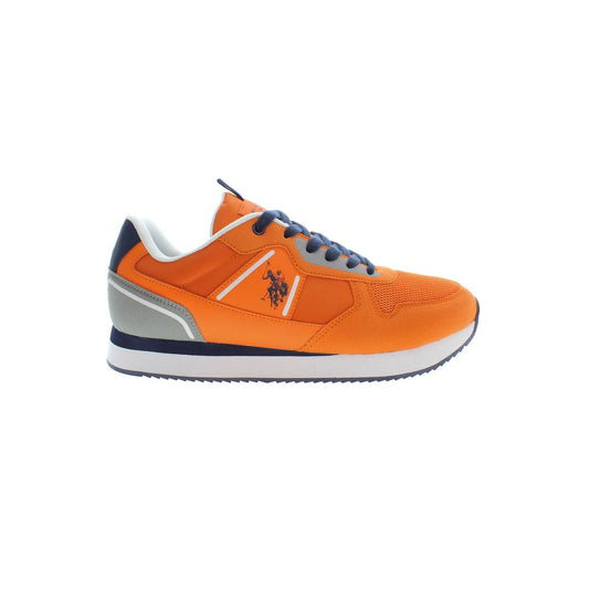 US POLO ASSN. Oranje Polyester Heren Sneaker