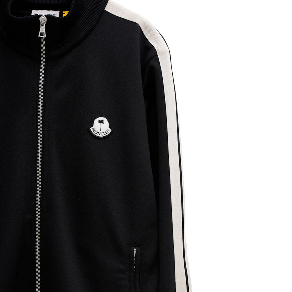 Moncler x Palm Angels Zwarte Polyester Trui