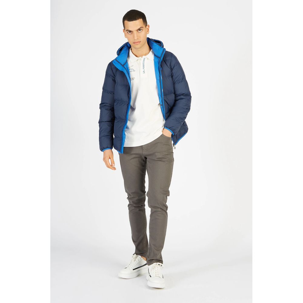 La Martina Blauw Nylon Herenjack