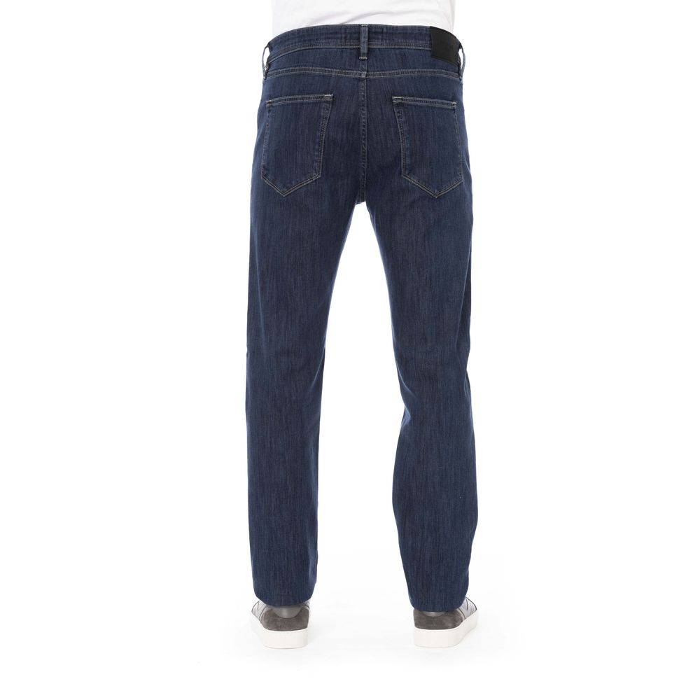 Baldinini Trend Blauwe Katoenen Herenjeans