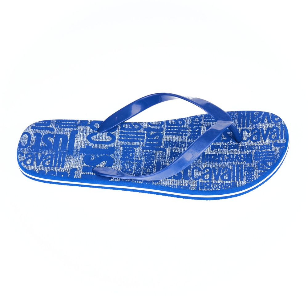 Just Cavalli Light Blue EVA Mens Sandal