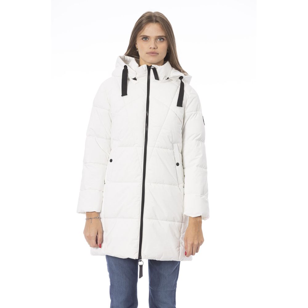 Baldinini Trend "White Polyester Women Jacket"