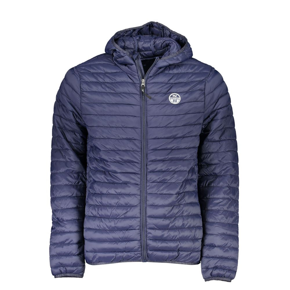 North Sails Blue Polyamide Men Jacket