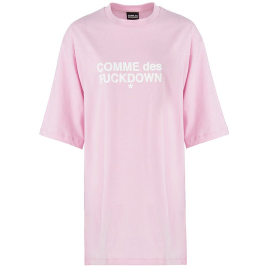 Comme Des Fuckdown Roze Katoenen Jurk