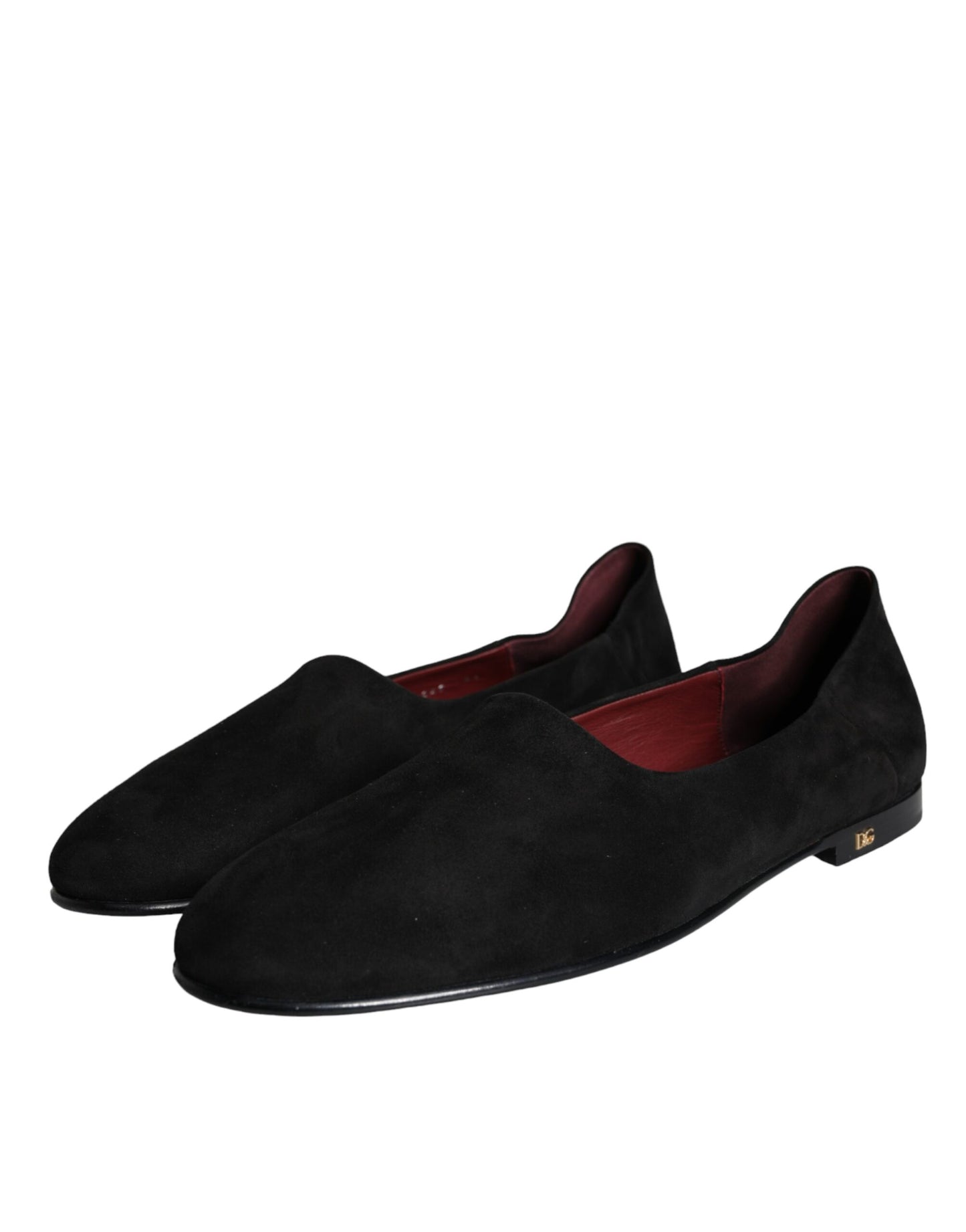 Dolce & Gabbana Zwarte Suède Loafers Formele Instappers