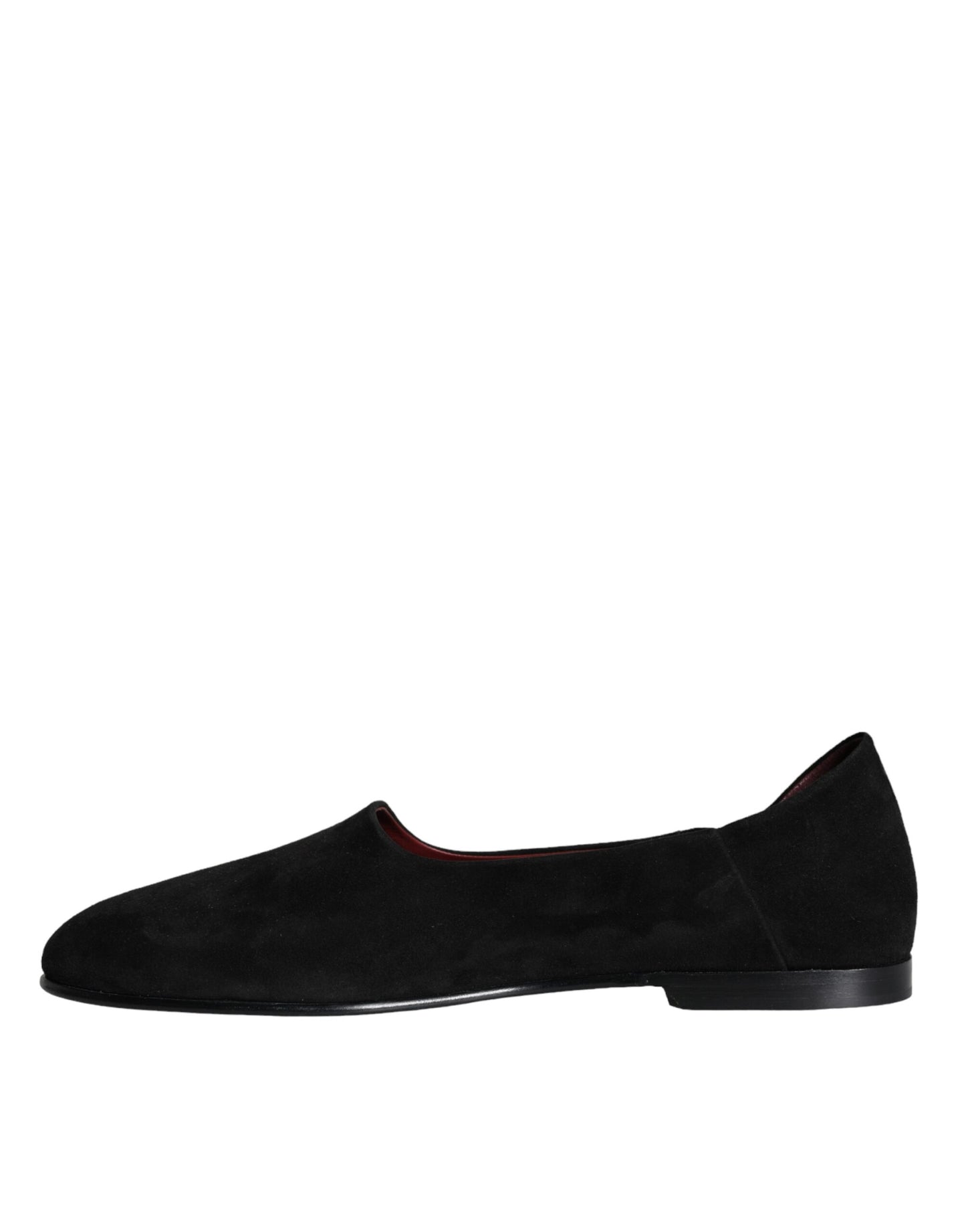 Dolce & Gabbana Zwarte Suède Loafers Formele Instappers