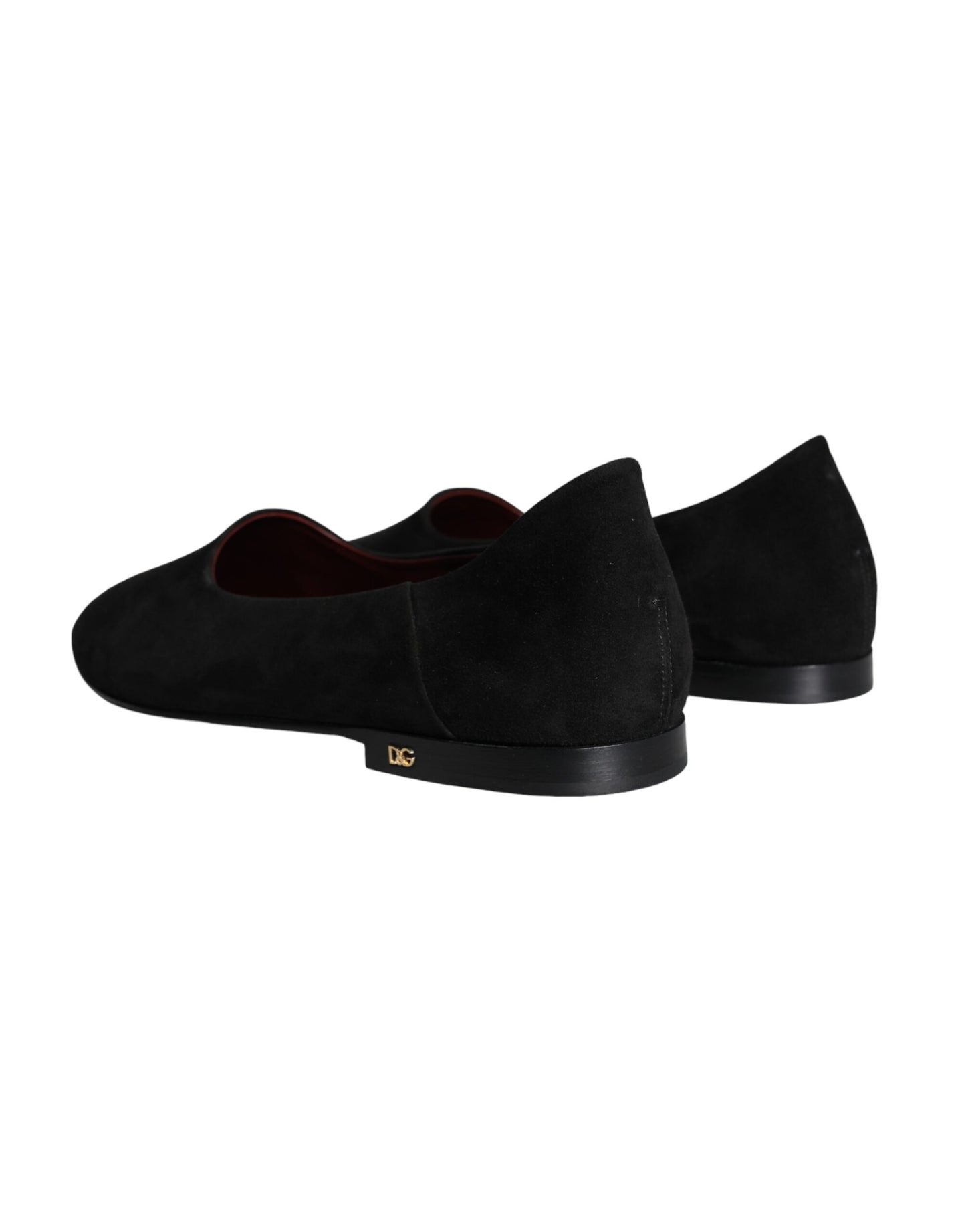 Dolce & Gabbana Zwarte Suède Loafers Formele Instappers