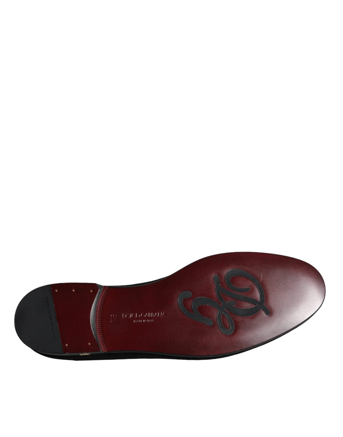 Dolce & Gabbana Zwarte Suède Loafers Formele Instappers