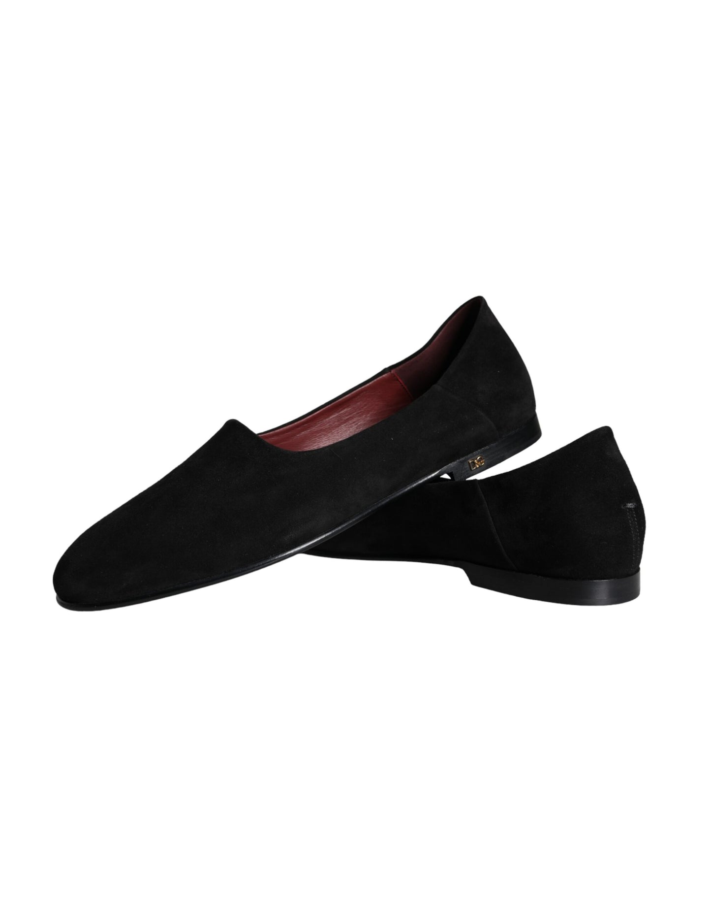 Dolce & Gabbana Zwarte Suède Loafers Formele Instappers