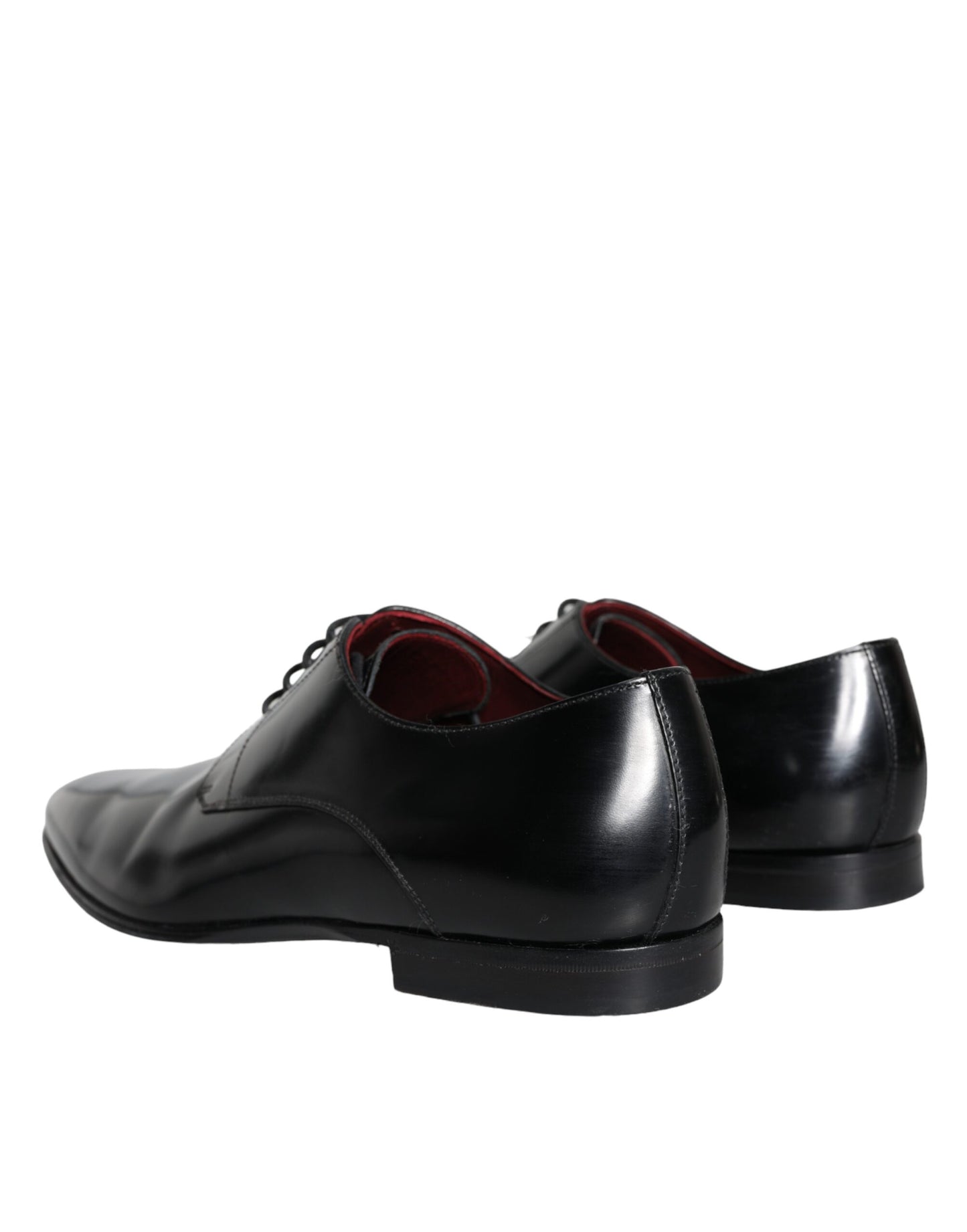 Dolce & Gabbana Zwarte Leren Derby Formele Herenschoenen