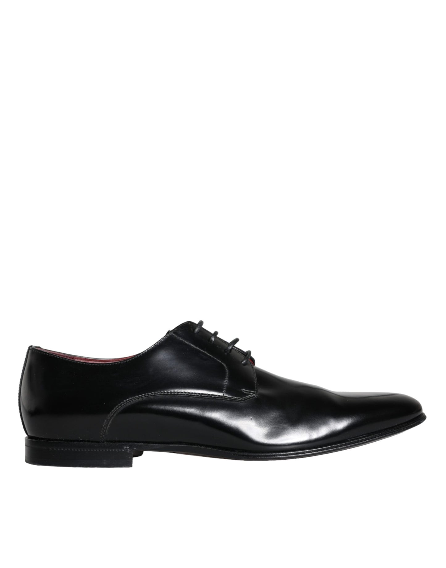 Dolce & Gabbana Zwarte Leren Derby Formele Herenschoenen