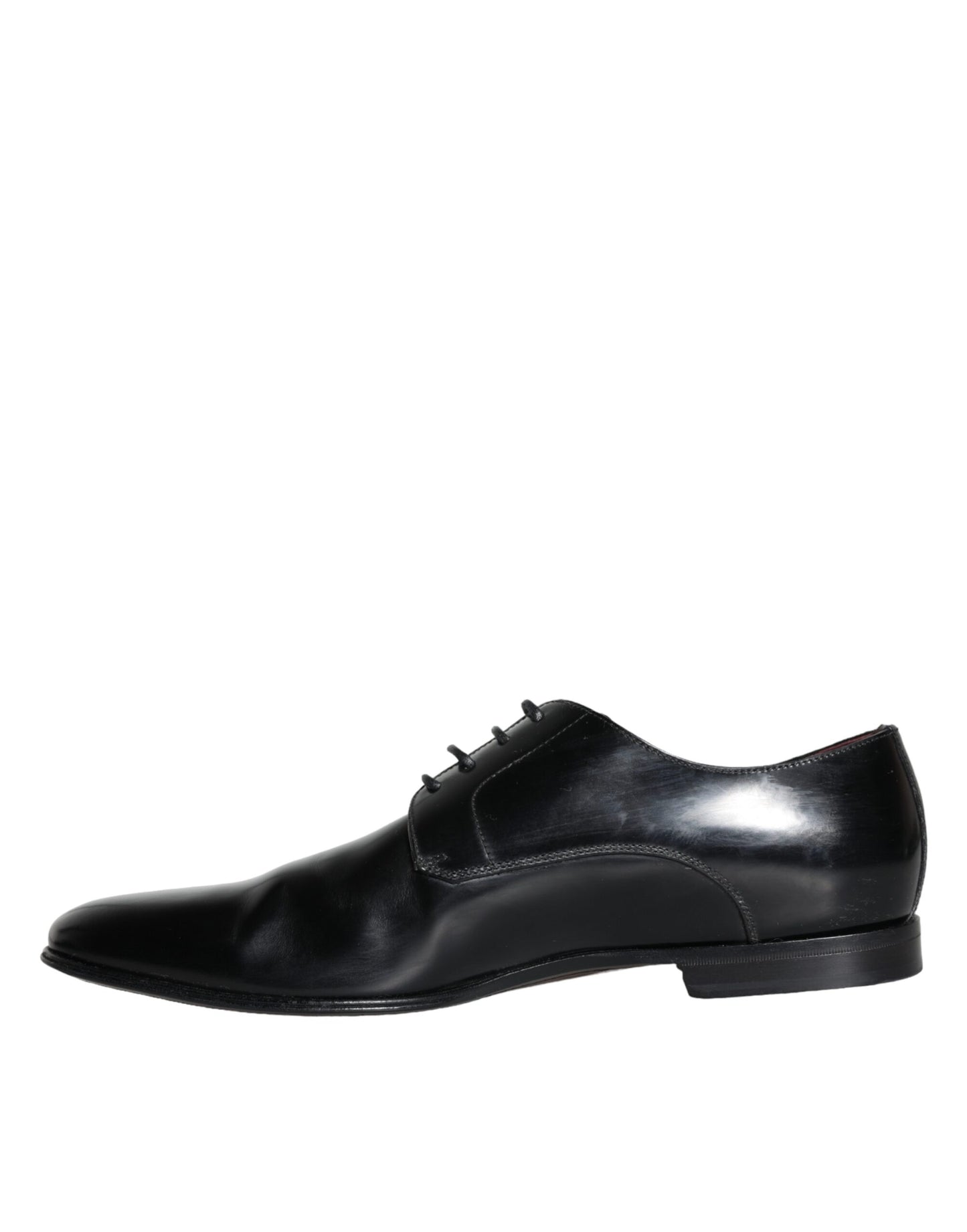 Dolce & Gabbana Zwarte Leren Derby Formele Herenschoenen