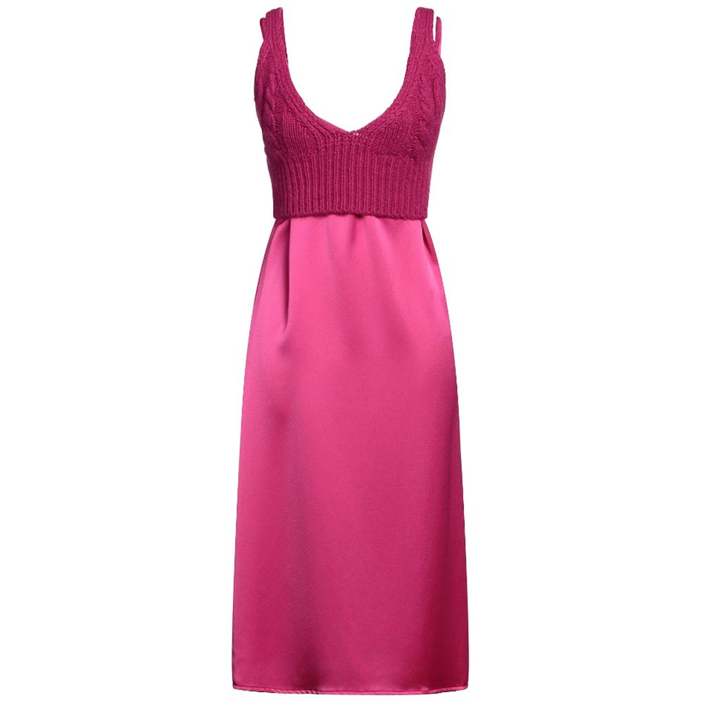 PINKO Fuchsia Polyester Jurk