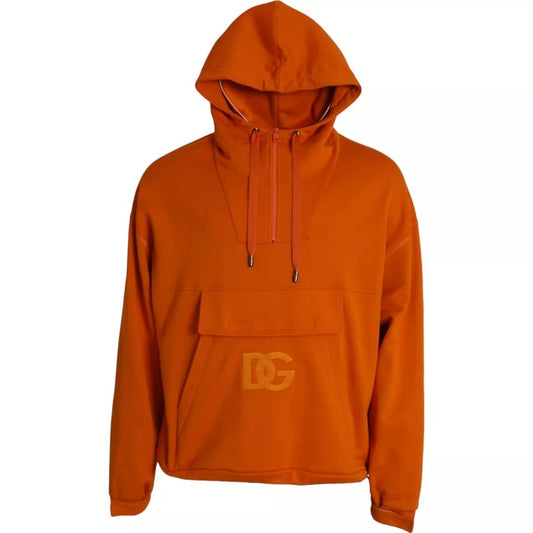 Dolce & Gabbana Oranje Capuchon Pullover Sweatshirt Trui