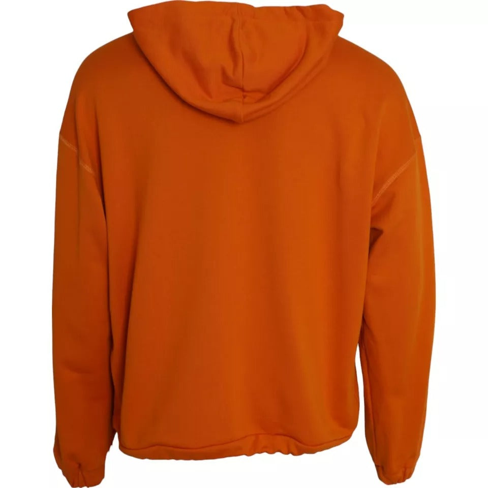 Dolce & Gabbana Oranje Capuchon Pullover Sweatshirt Trui