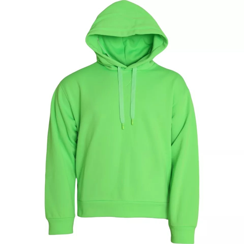 Dolce & Gabbana Groen Logo Capuchon Sweatshirt Trui