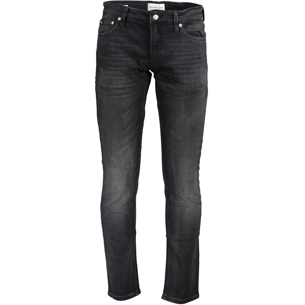 Calvin Klein Zwarte Katoenen Jeans & Broek