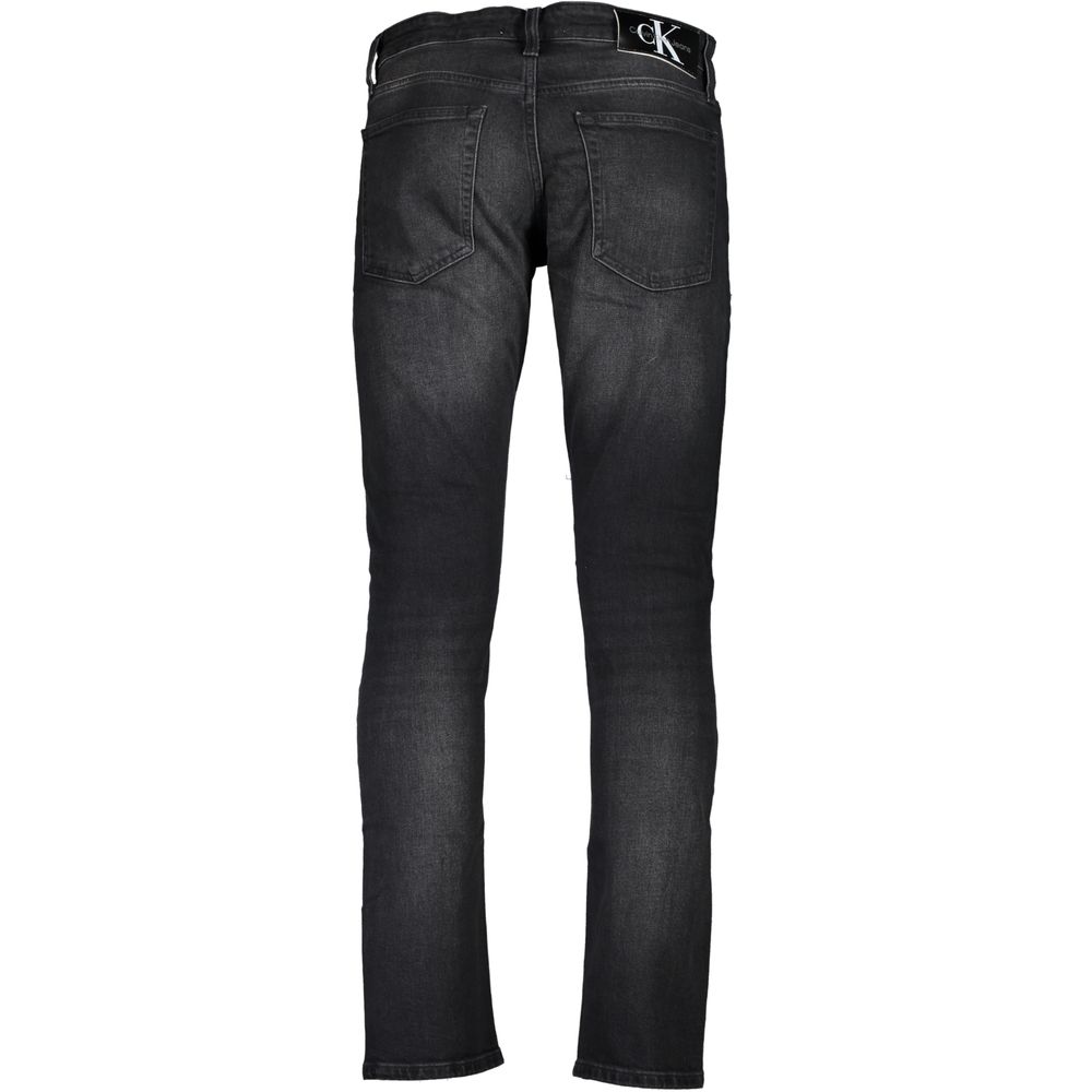 Calvin Klein Zwarte Katoenen Jeans & Broek