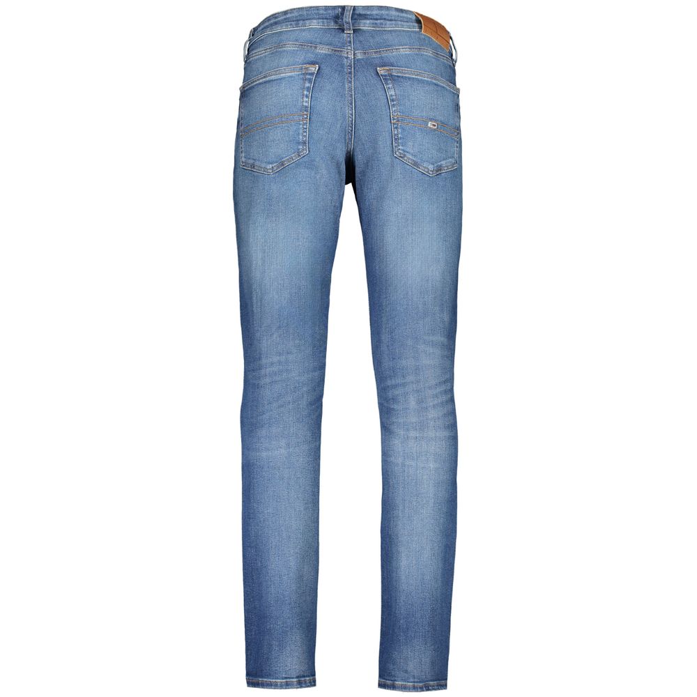 Tommy Hilfiger Blauwe Katoenen Jeans & Broek