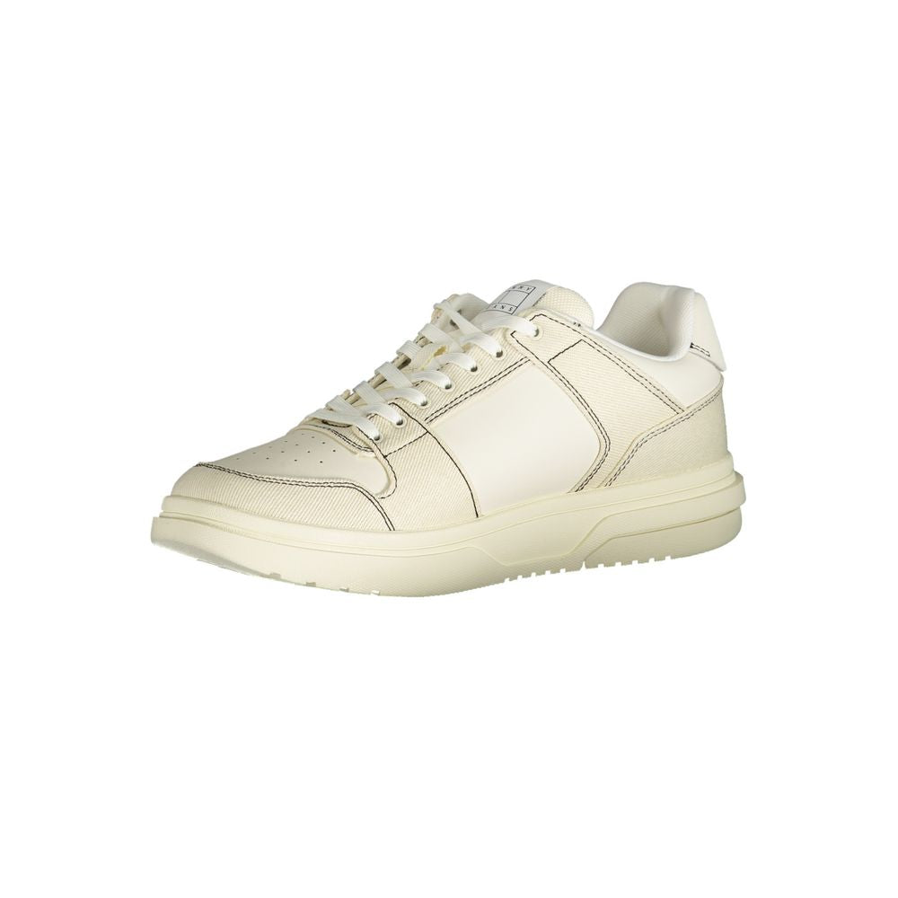 Tommy Hilfiger Witte Polyester Sneaker