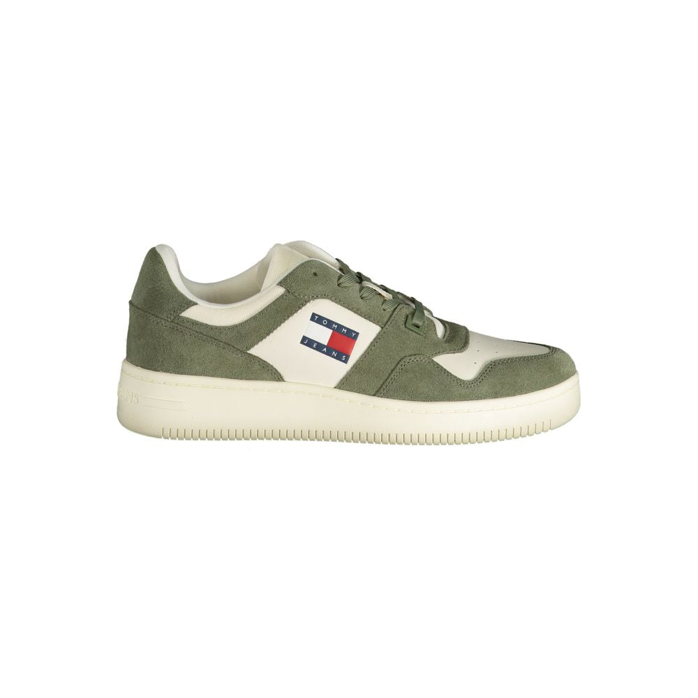 Tommy Hilfiger Groene Polyester Sneaker