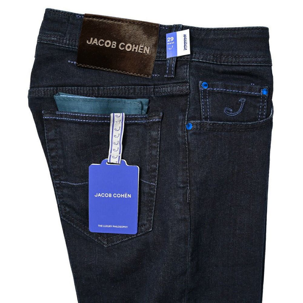 Jacob Cohen Blauwe Katoenen Jeans & Broek