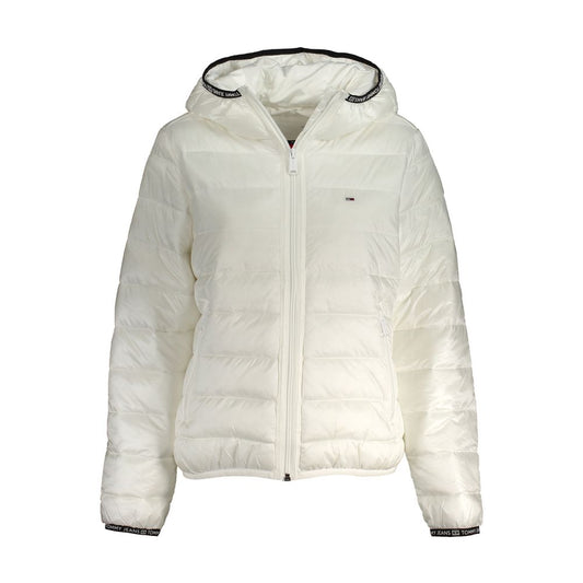 Tommy Hilfiger White Polyester Jackets & Coat