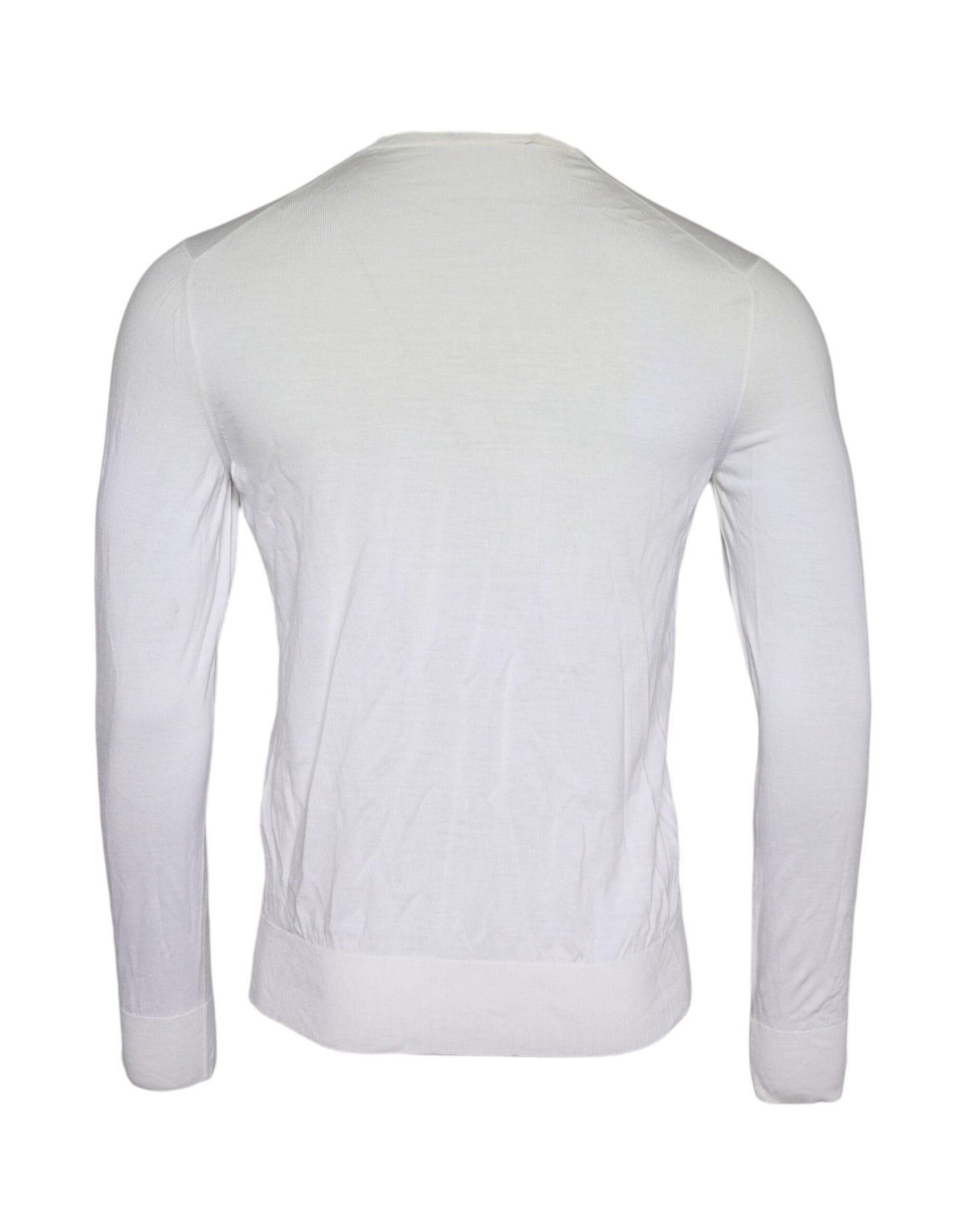 Dolce & Gabbana Off White Wollen Turtle Neck Trui